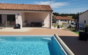 Plage de piscine en Boib�, Hydrostar� et Pav� la couture�17662