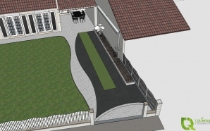 All�e de garage en pavage dallage13807