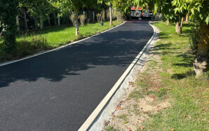 Chemin en enrob  chaud20377