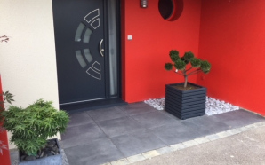 Entr�e de maison en Dallage - Entreprise Huet6100