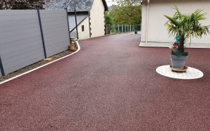 Cour en Alvostar, Gravistar et pavage dallage