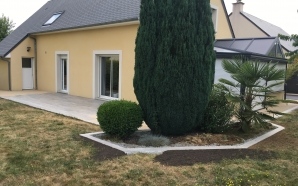 Terrasse en grès cérame et Minéralstar ®12549