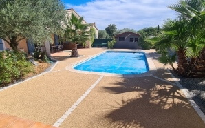 Plage de piscine en Min�ralstar � et Pav� la couture�13467