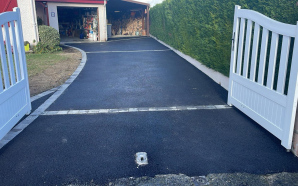 All�e de garage en enrob� � chaud et pavage dallage16547