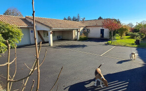 Cour en enrob  chaud20405