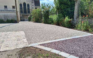 Cour en Alvostar et pierra nature22452