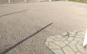 Cour en Gravistar� Rose rouge22757