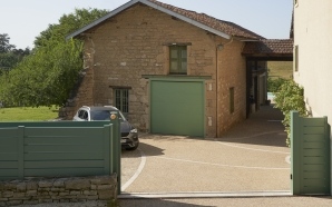 Cour en Alvostar et bton decoratif22827