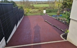 Cour en enrob  chaud et Pav la couture23169