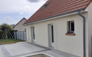 Terrasse en Hydrostar, dallage et Pav la Couture8767