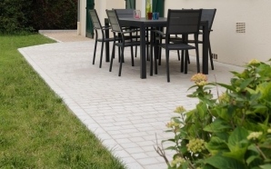 Terrasse en pav La Couture4150