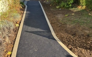 Chemin en enrob  chaud et Pav la couture22918