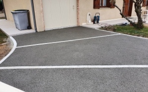 All�e de garage en b�ton decoratif10820