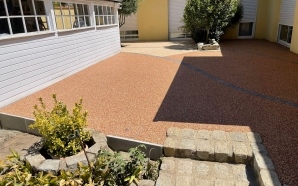 Terrasse en Hydrostar� et Pav� la couture�13992