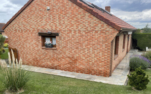 Alle pitonne en dallage sur plots et grs crame20647