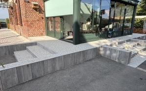 Entre de maison en Hydrostar et grs crame22711