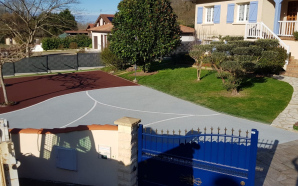 Cour en Stardraine� et B�ton7907