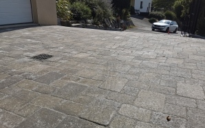 All�e de garage en pavage dallage11464