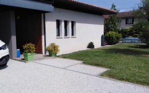 Entr�e de maison en Alv�ostar� et Pav� la couture�11417