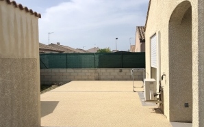Cour en b�ton decoratif, Min�ralstar � et Pav� la couture�12635