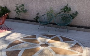 Terrasse en Boib�, Hydrostar� et Pav� la couture�13070