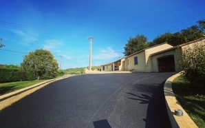 All�e de garage en enrob� � chaud13555