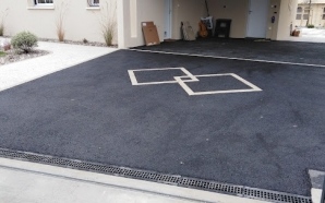 All�e de garage en enrob� � chaud et Pav� la couture�14589