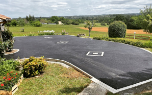 All�e de garage en enrob� � chaud15770