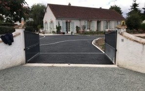 Cour en enrob� noir � chaud - Entreprise De Lima6871