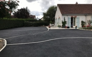 Cour en enrob� noir � chaud - Entreprise De Lima7052