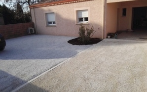 cour en Gravistar� et pav� La Couture�7248