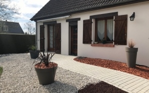 Entr�e de maison en pavage7481