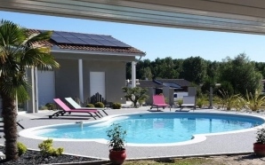 Plage de piscine en Hydrostar8760