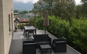 Terrasse en grs crame et Hydrostar11002