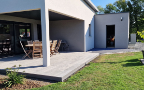 Terrasse en dallage sur plots16042