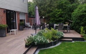 Terrasse en dallage sur plots et grs crame16309