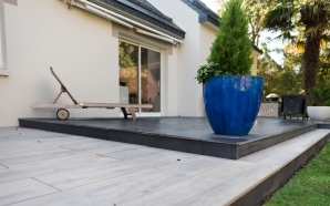 Terrasse en Boib et dallage sur plots16504