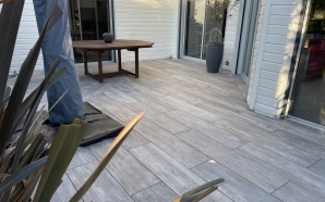 Terrasse en dallage sur plots et grs crame17305