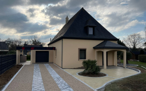 Entr�e de maison en b�ton decoratif17408