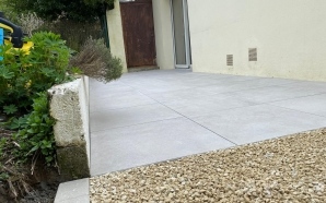 Terrasse en dallage sur plots et grs crame21463