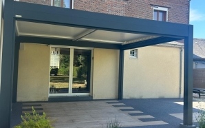 Terrasse en grs crame et Minralstar 22135