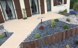 Terrasse en Minralstar  et Pav la couture22461