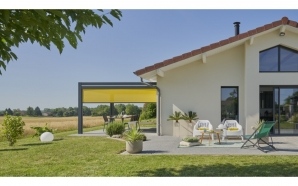 Terrasse en grs crame et Minralstar 22904