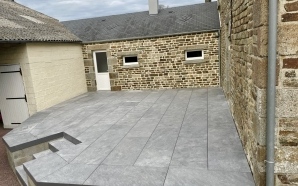 Terrasse en dallage sur plots22936