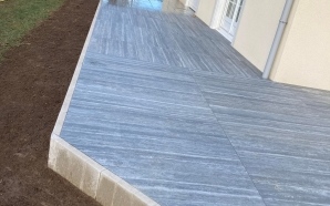 Terrasse en bordures haute couture et Dm profil23096