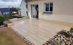 Terrasse en dallage 23246