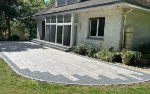 Terrasse en Dm profil�, gr�s c�rame et Hydrostar�23390
