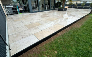 Terrasse en DM Profil et Dallage 23765