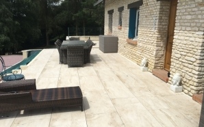 Terrasse en dallage - Entreprise Rammelaere6498