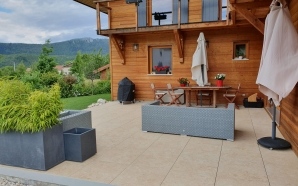 Terrasse en dallage sur plots8757